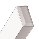 Beveled rafter end, drawn in profile